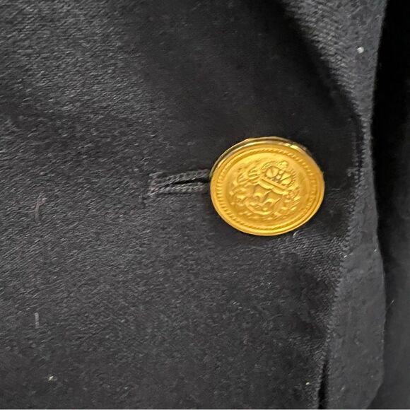 Lord & Taylor navy double breasted wool blazer Sz 6 - Picture 6 of 8